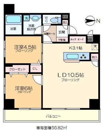 パークキューブ本所吾妻橋の物件間取画像